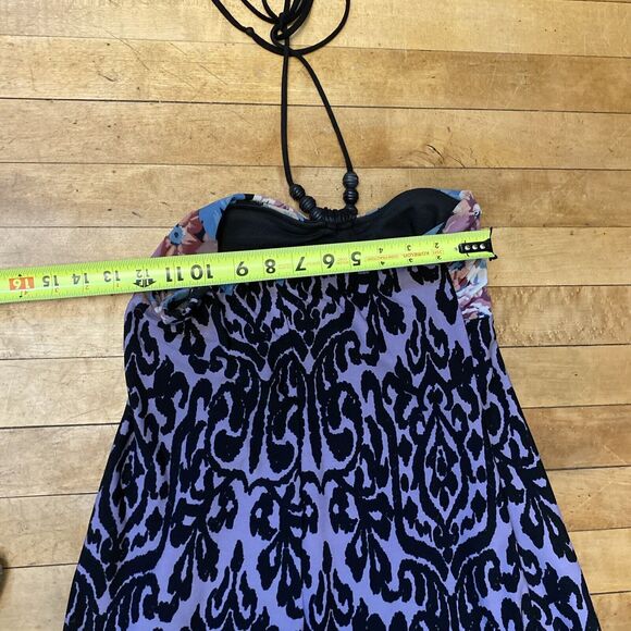 Saint Tropez West Dress Women’s Size 6 Halter Floral Maxi Colorful - Picture 12 of 12
